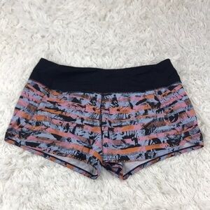 Lululemon Run Times Short II *4" Inversion Multi / Black